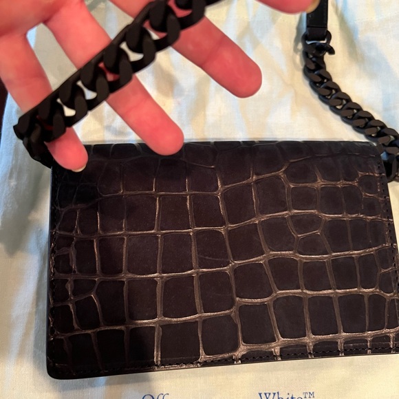 Off-White Authentic Snakeskin Shoulder Bag - Picture 5 of 6